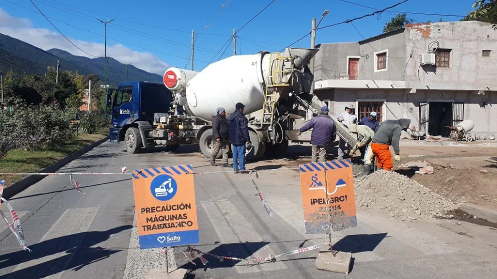 La Municipalidad de Salta continúa con el plan de recuperación de calles en distintos puntos de la ciudad