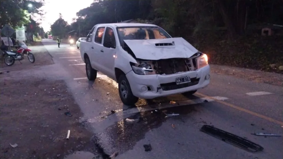 |VIDEO| Impresionante choque entre una camioneta y un caballo