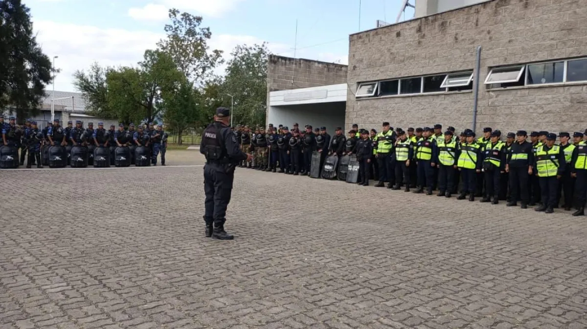 Operativos de seguridad Gimnasia y Juventud Antoniana 