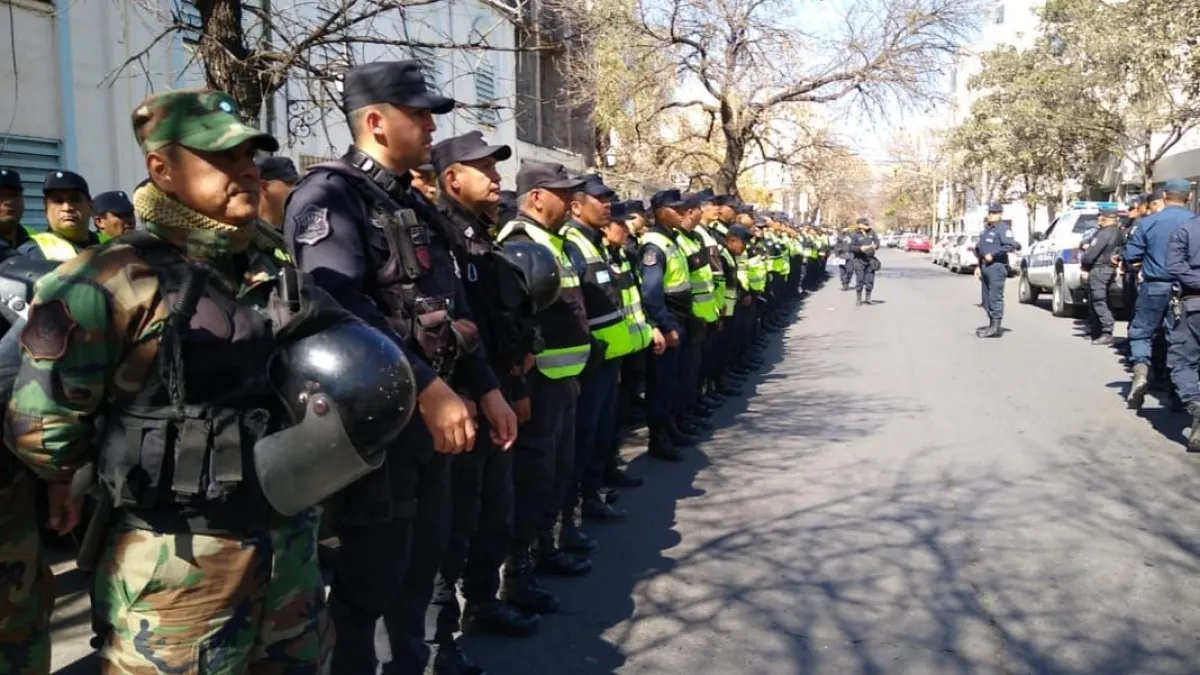 Operativos de seguridad Gimnasia y Juventud Antoniana 