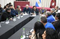 Pacto de Güemes: Gustavo Sáenz se reunió con diversos representantes gremiales