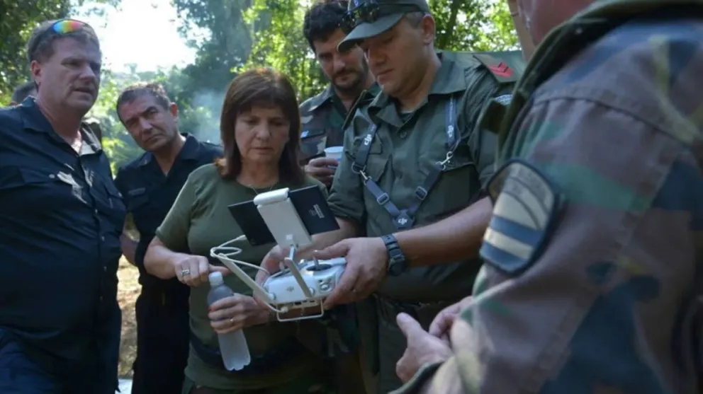 |VIDEO| El intendente Baltasar Lara Gros y Gustavo Sáenz recibieron a Patricia Bullrich
