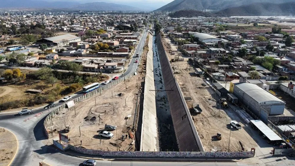 Emiliano Durand anunció la reactivación de la obra del canal Yrigoyen