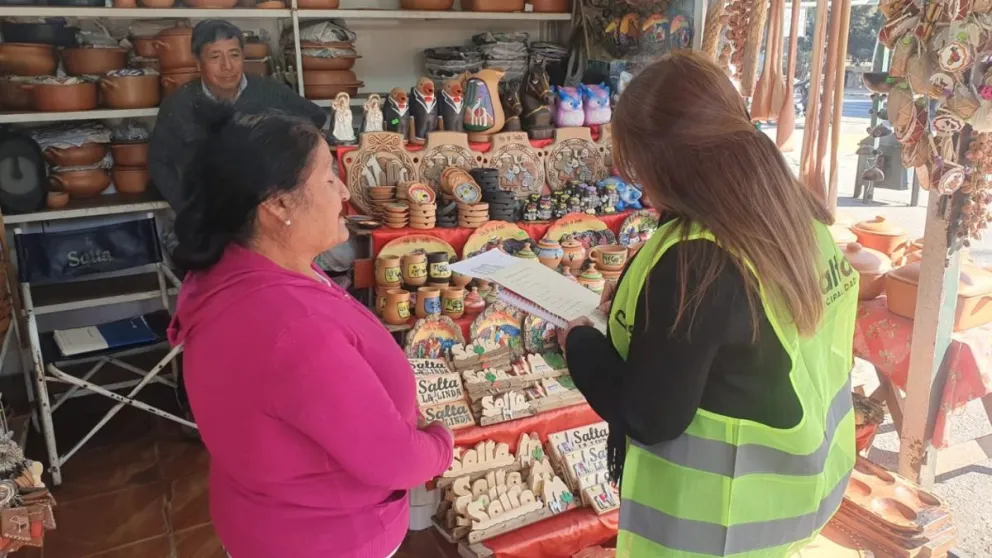 Feria del Parque San Martín: comenzó el censo de los puesteros