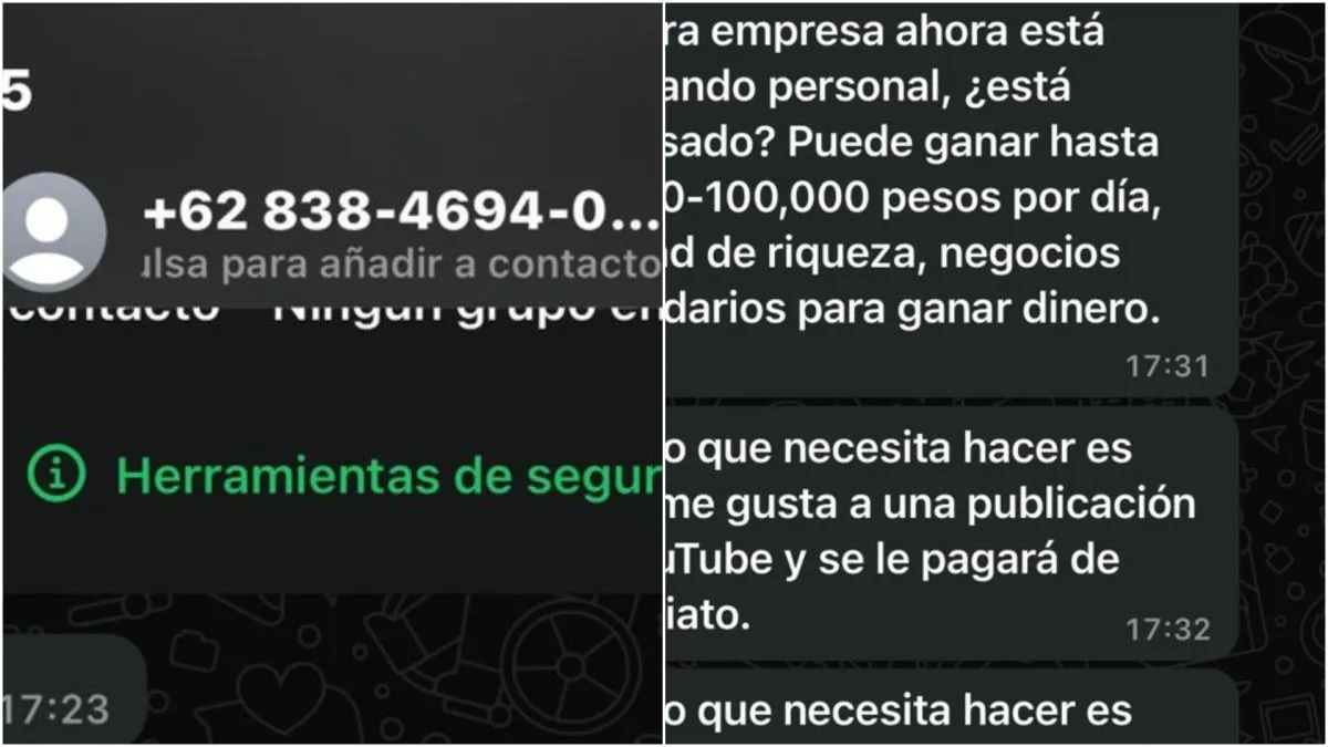 estafas whatsApp inteligencia artificial