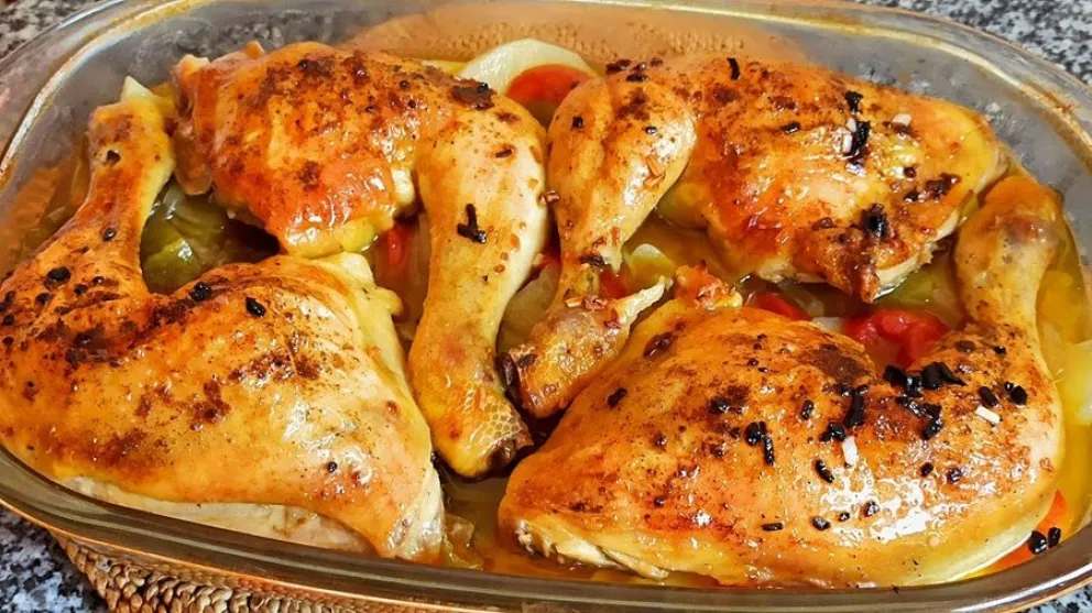 pollo al horno-receta