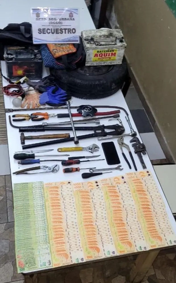robo ruedas veh&iacute;culos salta delincuentes zona norte