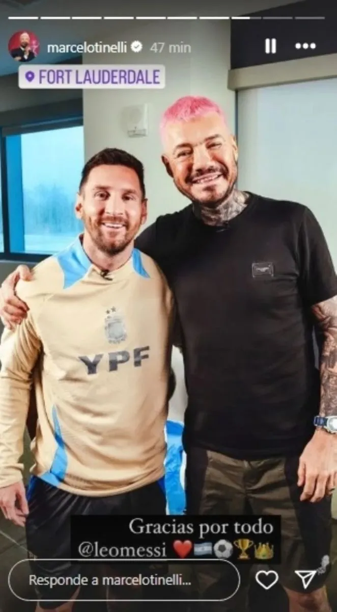 Marcelo Tinelli-Lionel Messi