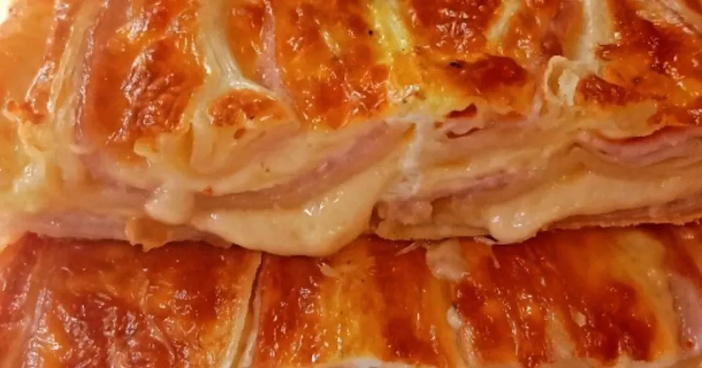receta-milhojas de jam&oacute;n y queso