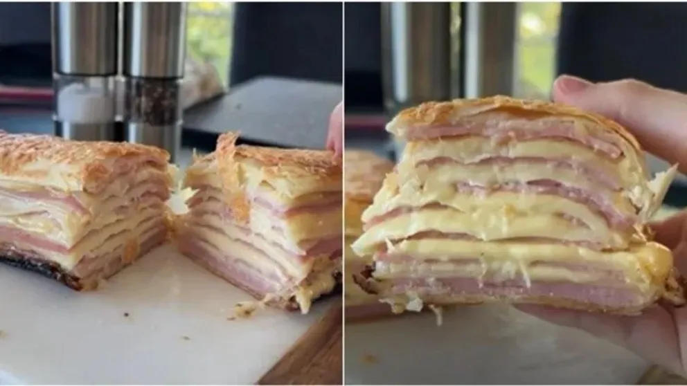 receta-milhojas de jam&oacute;n y queso