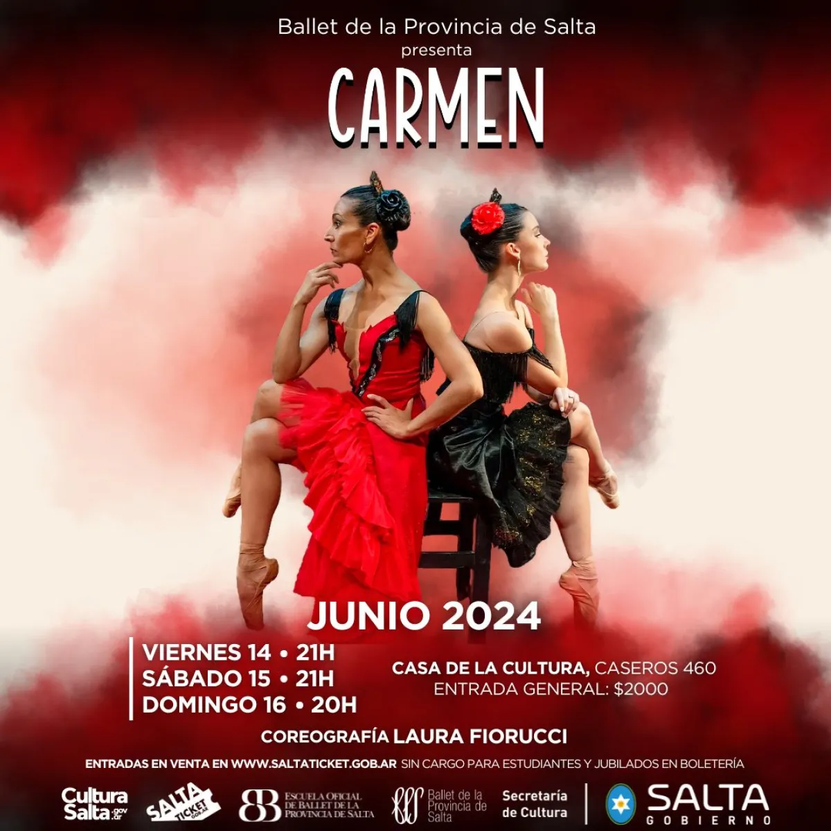 ballet de la provincia espectaculo fin de semana casa de la cultura salta