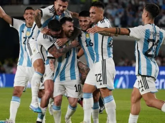 Selecci&oacute;n Argentina pantalla gigante 