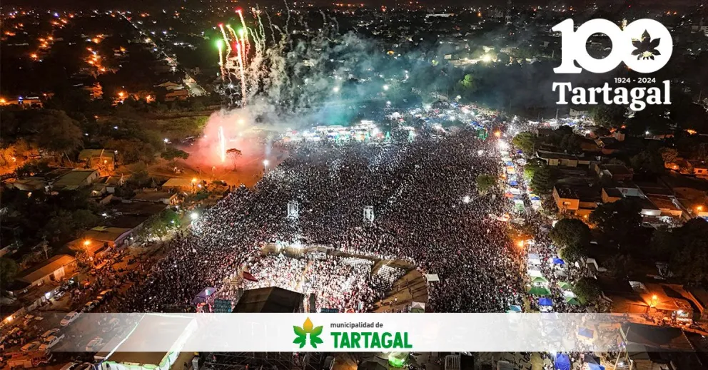 Luego de la Serenata, Franco Hernández Berni celebró el centenario de Tartagal