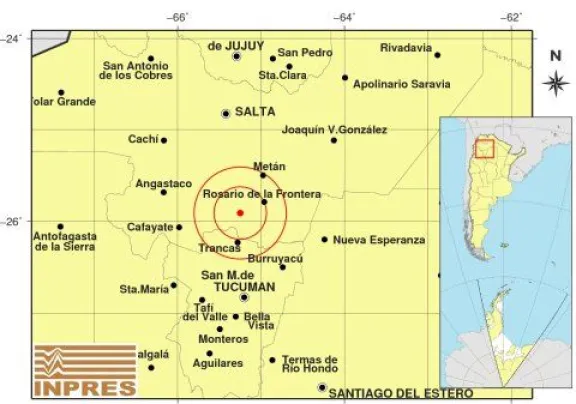Fuertes temblores en Salta