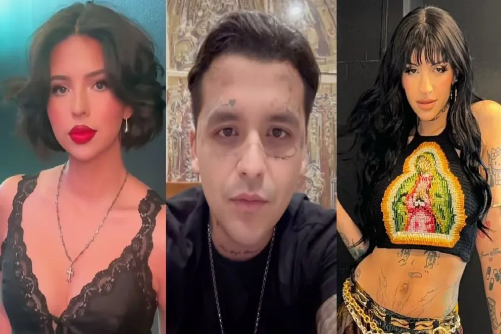 Christian Nodal demuestra lo cínico que es, llevó a Ángela Aguilar al mismo lugar que estuvo con Cazzu