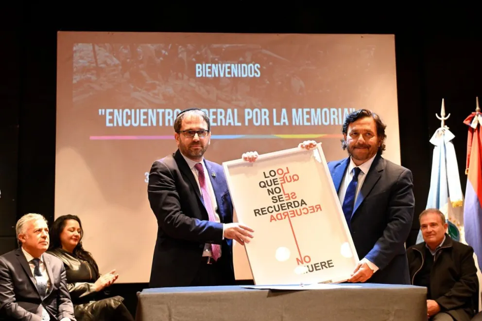 30 años del atentado a la AMIA: Gustavo Sáenz participó del Encuentro Federal por la Memoria