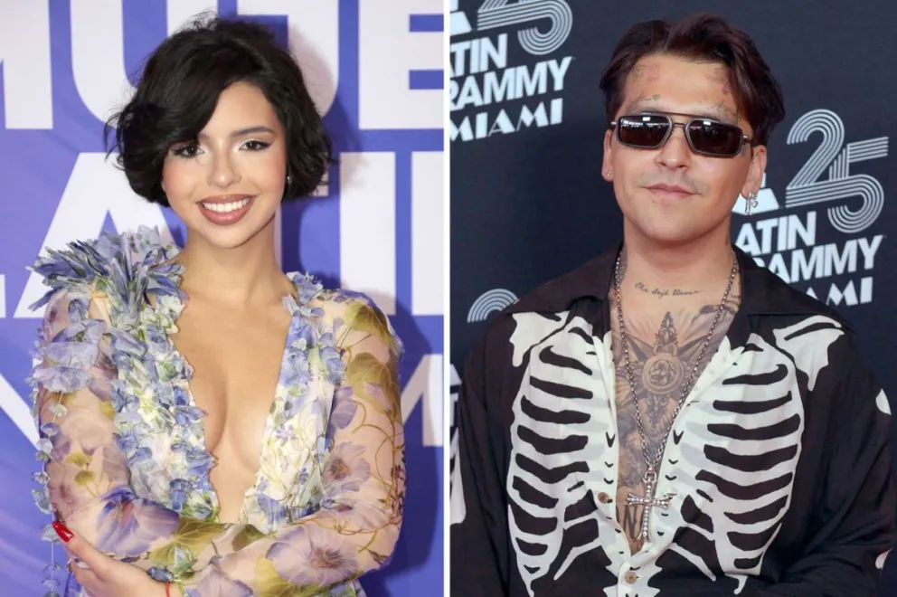 Christian Nodal demuestra su amor por Ángela Aguilar con una romántica dedicatoria en Francés