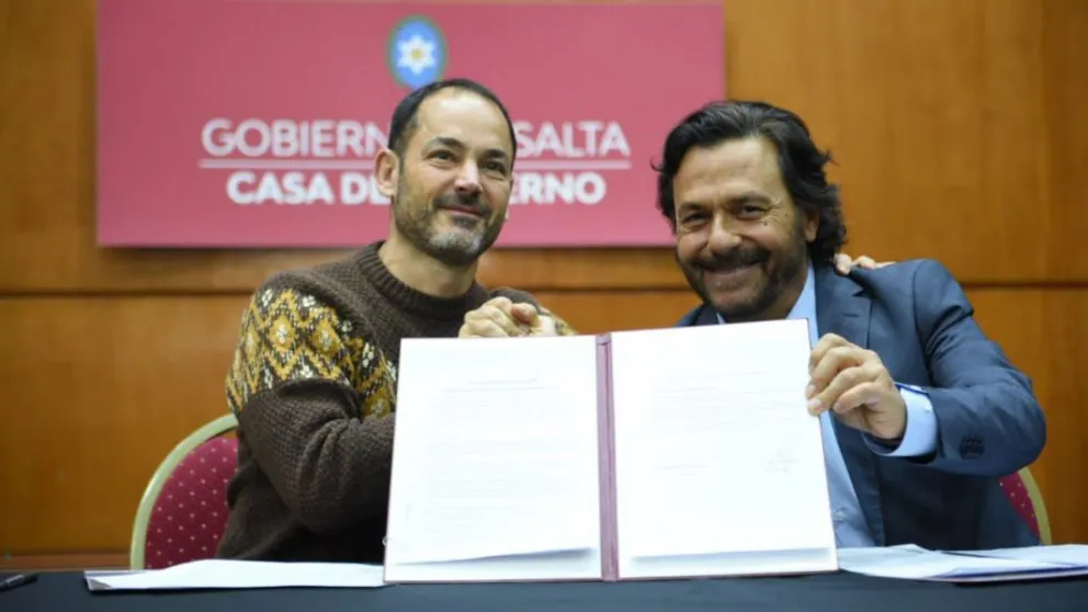 Gustavo Sáenz y Emiliano Durand firmaron un acuerdo para financiar importantes obras en la ciudad de Salta