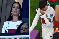 Georgina Rodríguez reacciona a las lágrimas desconsoladas de Cristiano en plena Eurocopa 2024