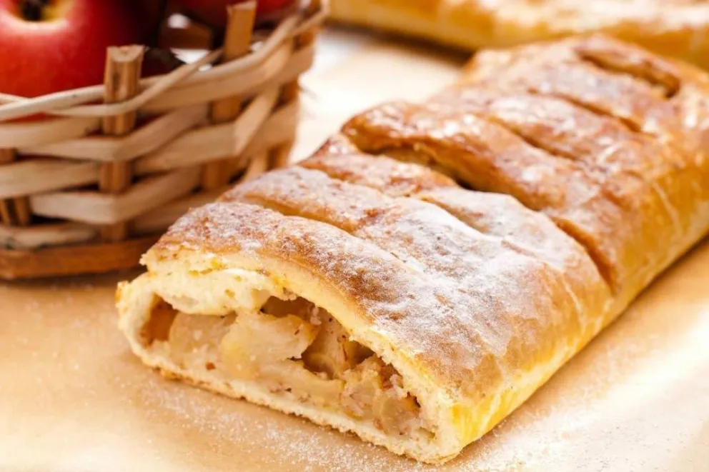 Deliciosa receta sin azúcar: así podés hacer el mejor y más sano strudel de manzana