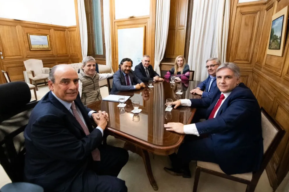 Pacto de Mayo: Gustavo Sáenz y otros gobernadores se reunieron con Guillermo Francos en Casa Rosada