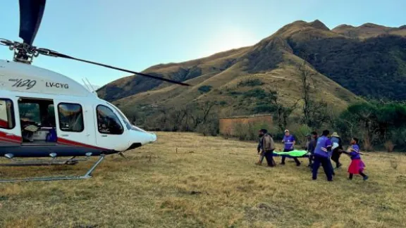 Accidentado en el cerro