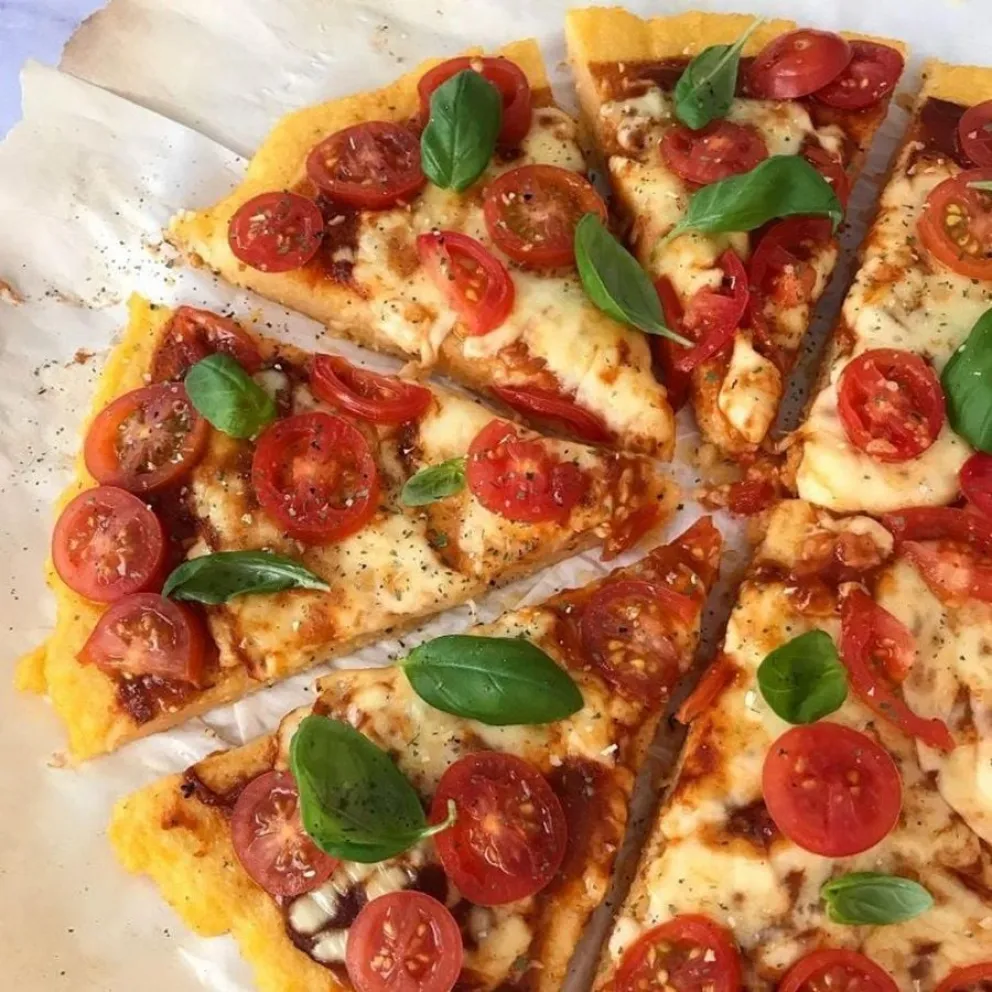 receta-pizza de polenta