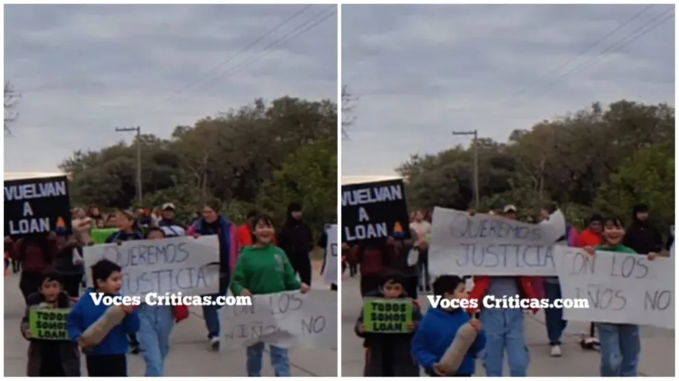 Caso Loan: masiva marcha en Salta por la desaparición del pequeño de cinco años
