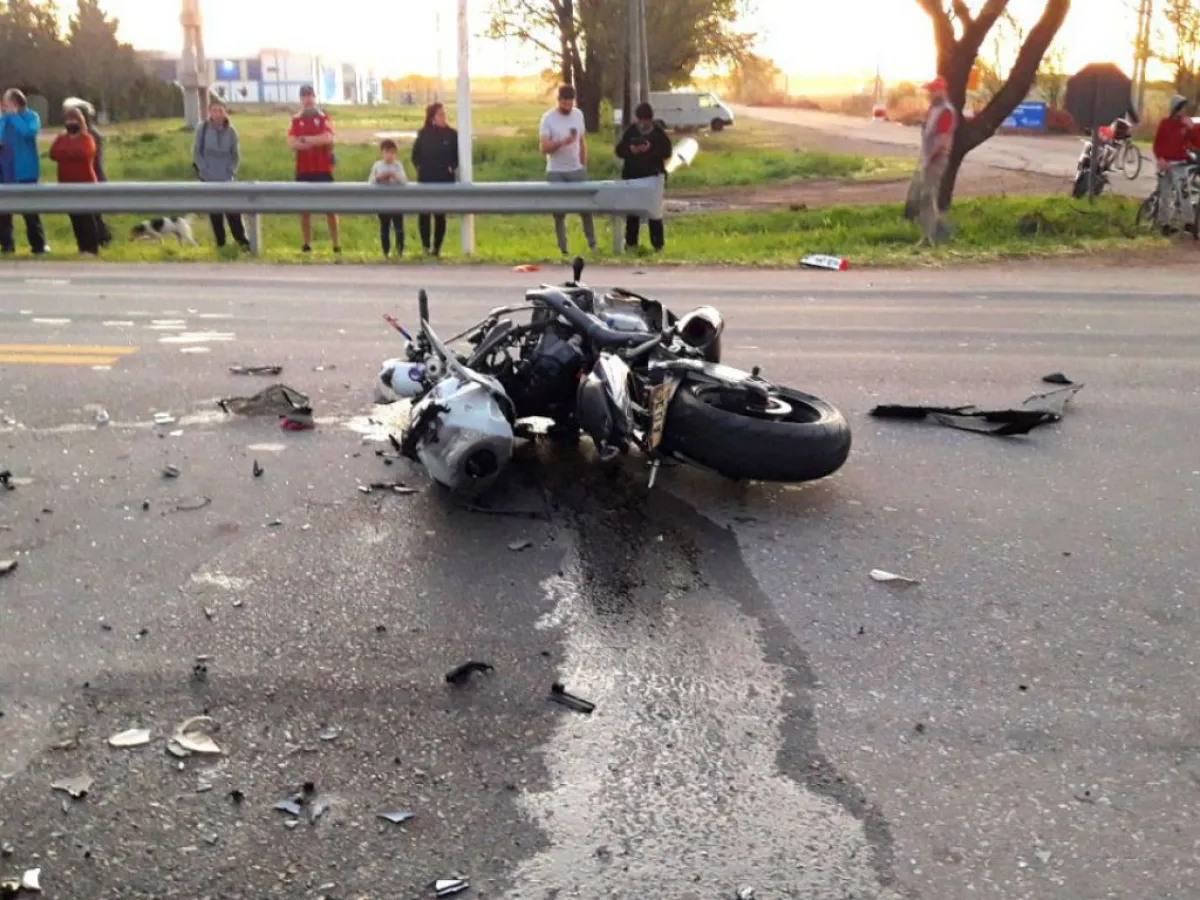 Accidente en Moto