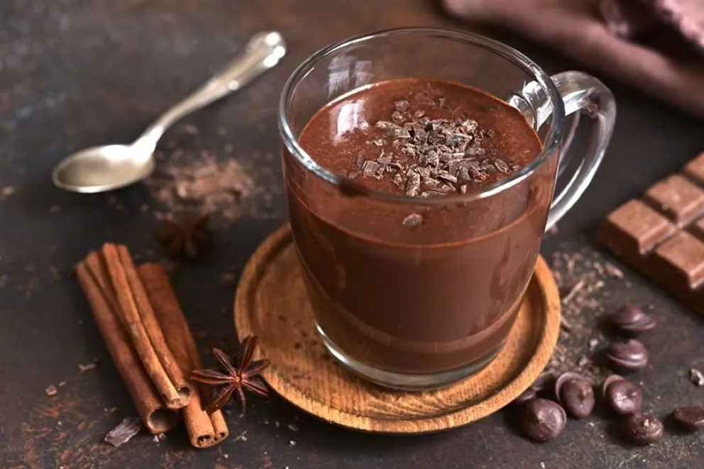 chocolate caliente-receta