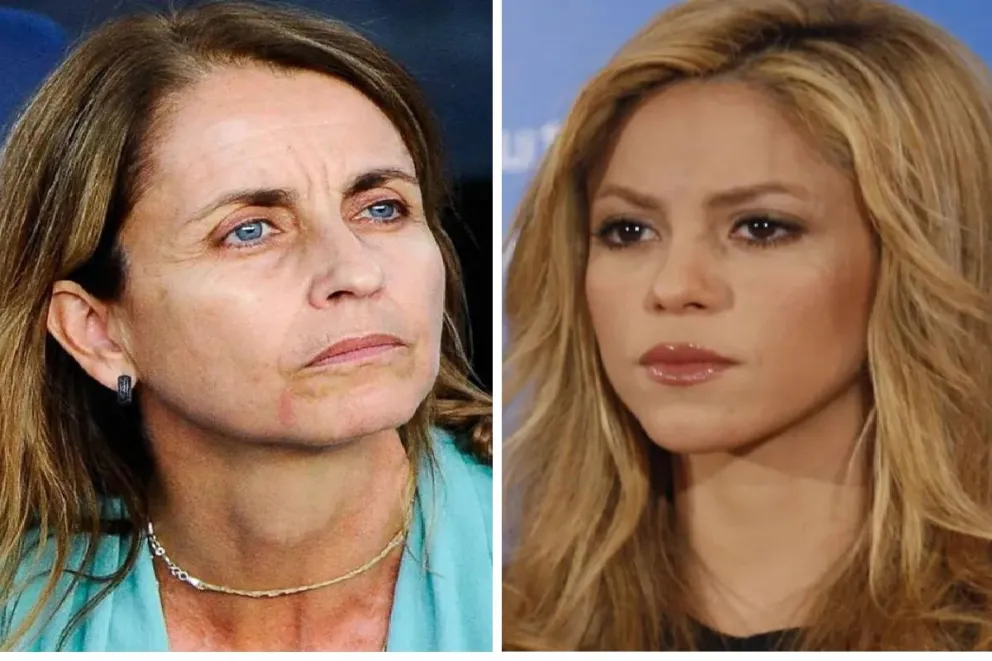 Sale a la luz una nueva foto donde la madre de Gerard Piqué maltrata a Shakira