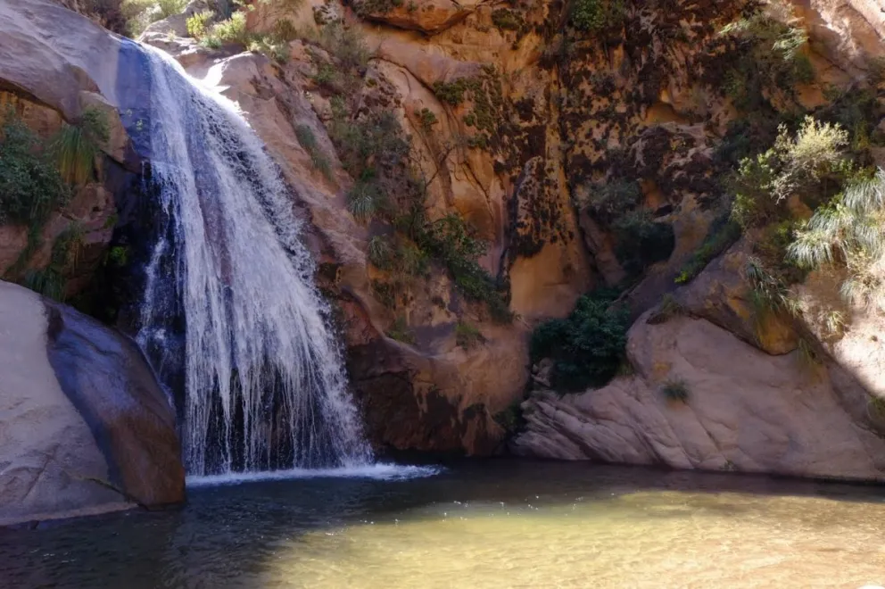 |VIDEO| Extraordinaria imagen en la cascada de Cafayate: la postal fue de película