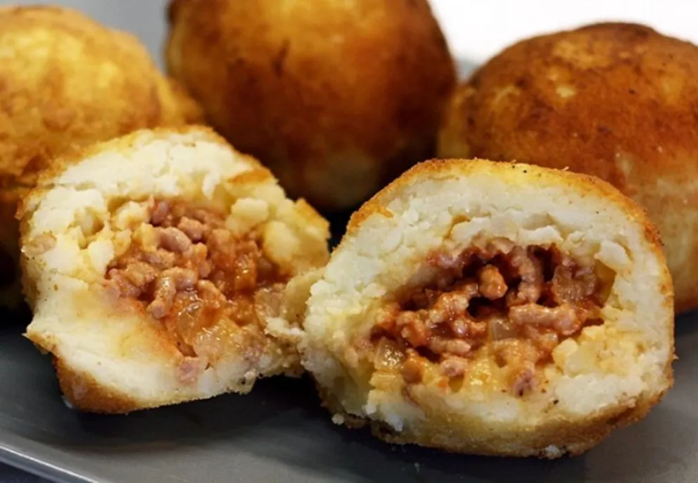 bombas de papa-receta