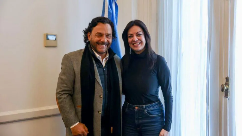 Gustavo Sáenz se reunió con la ministra de Capital Humano, Sandra Pettovello
