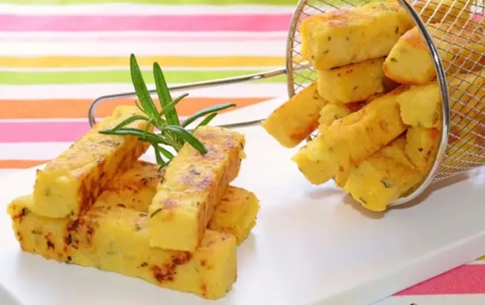 bastones de polenta-receta