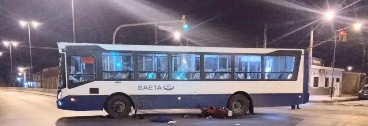 Motociclista colectivo de SAETA 