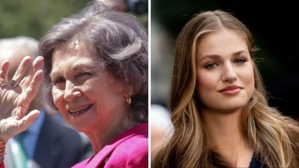 La foto que revela lo que ha hecho la princesa Leonor al ver que la reina Sofía apartada