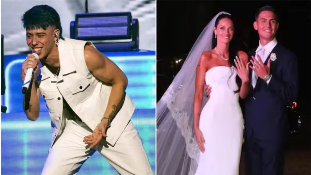 Esta fue la impresionante suma que cobró el cantante Luck Ra en la boda de Oriana y Dybala