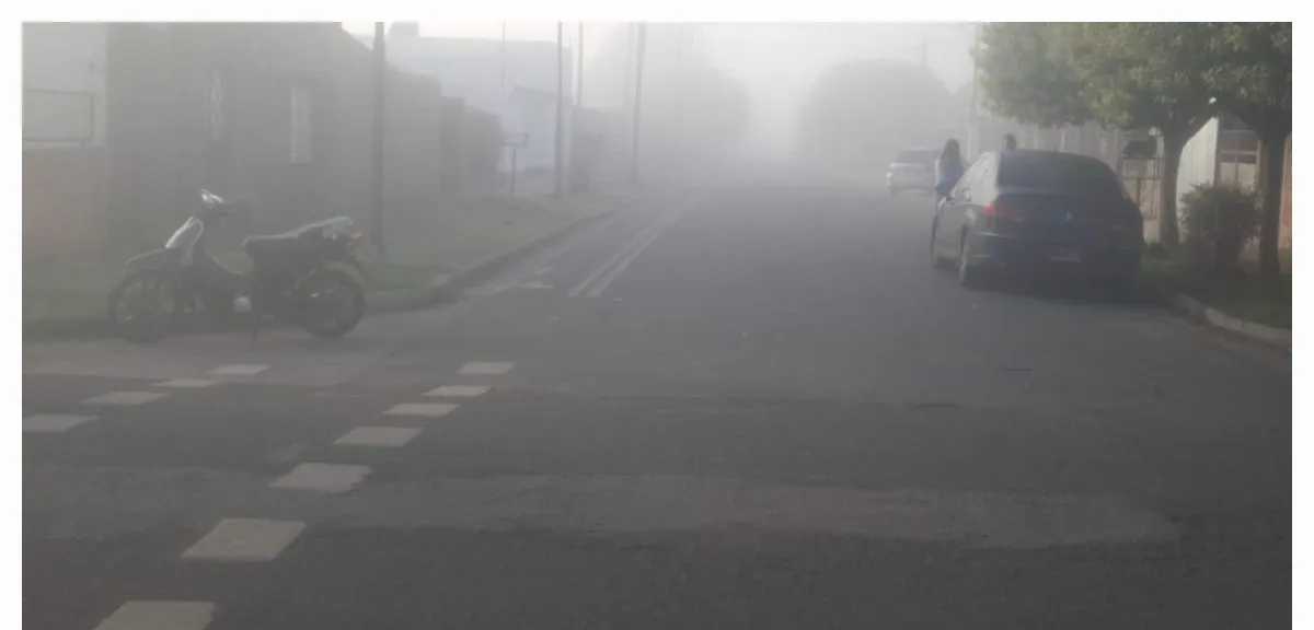 Accidente en la neblina