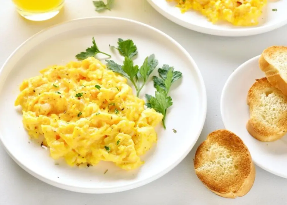 huevos revueltos-receta