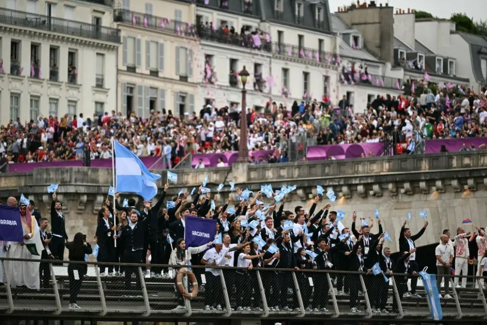 París 2024: así fue la presentación de la delegación argentina en los Juegos Olímpicos