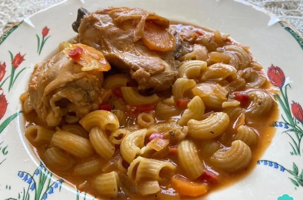 guiso de fideos
