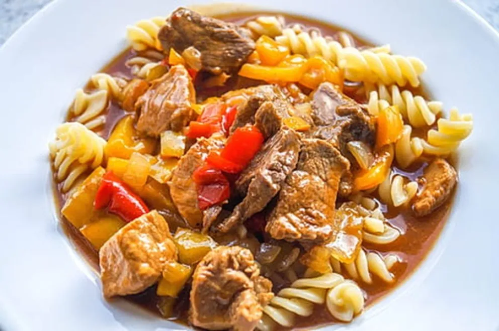 receta- guiso de fideos