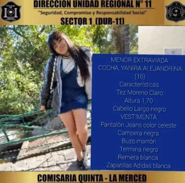 adolescente desaparecida