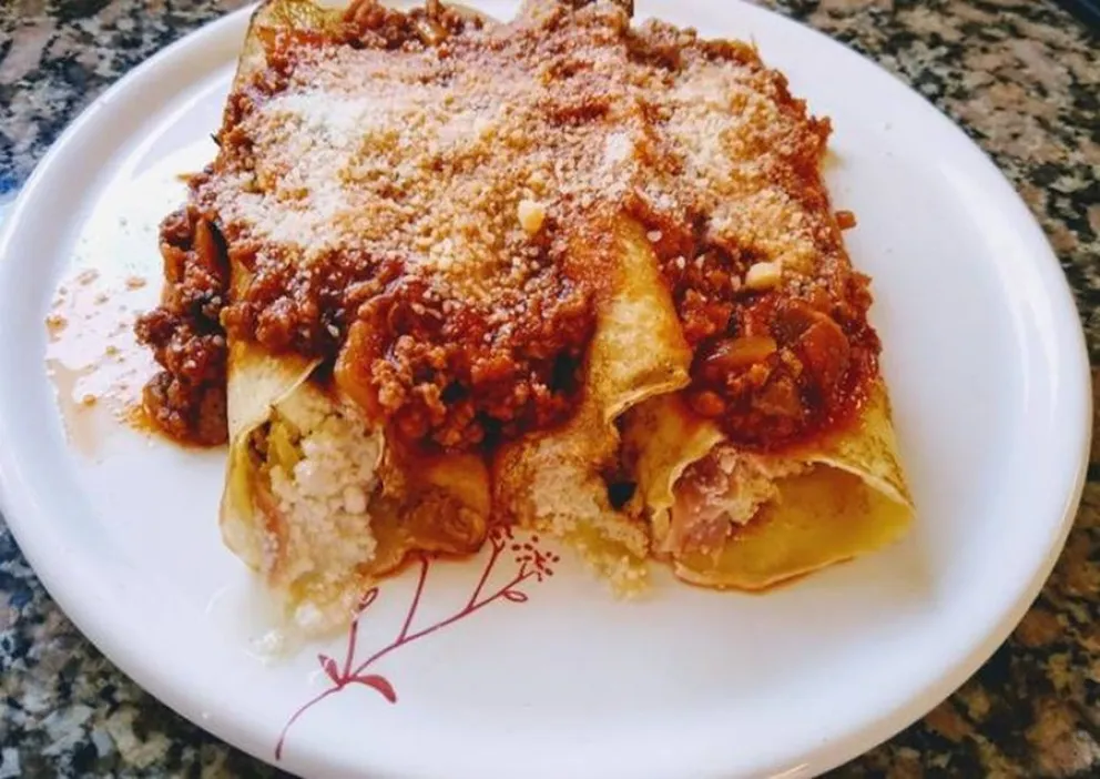 receta-canelones de jam&oacute;n y ricota