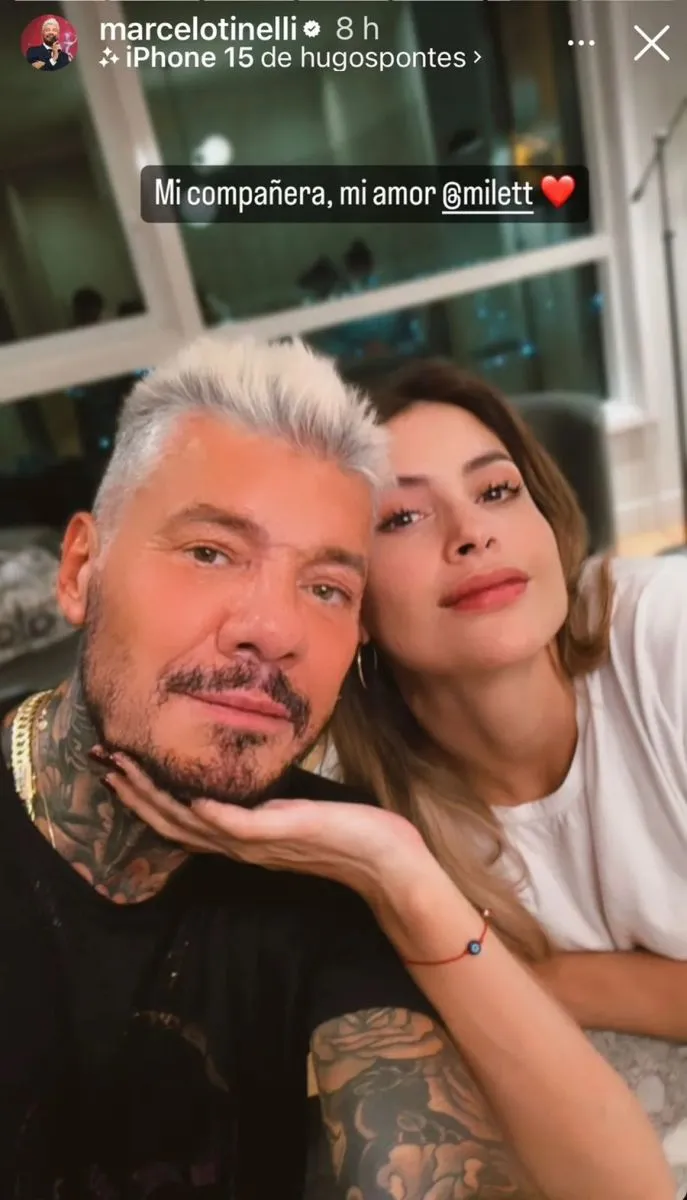 Marcelo Tinelli-Milett Figueroa