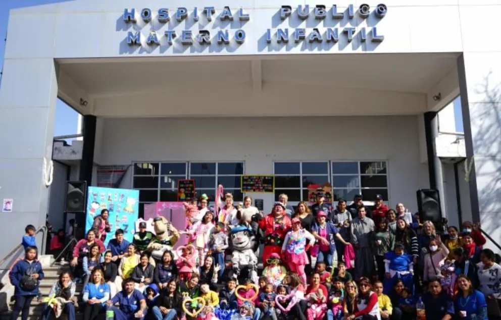 La tierna iniciativa del Hospital Materno Infantil en el Mes de la Niñez