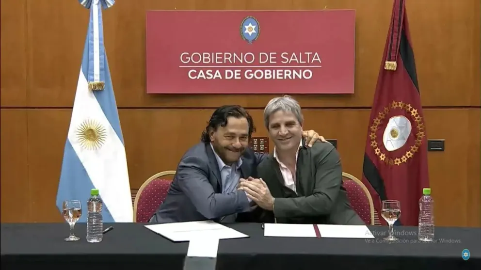 Luis Caputo autorizó la cancelación anticipada de una deuda multimillonaria para Salta