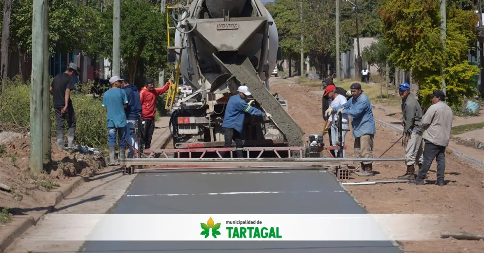 Tartagal: Franco Hernández Berni anunció la segunda etapa de la pavimentación de calle Esmeralda