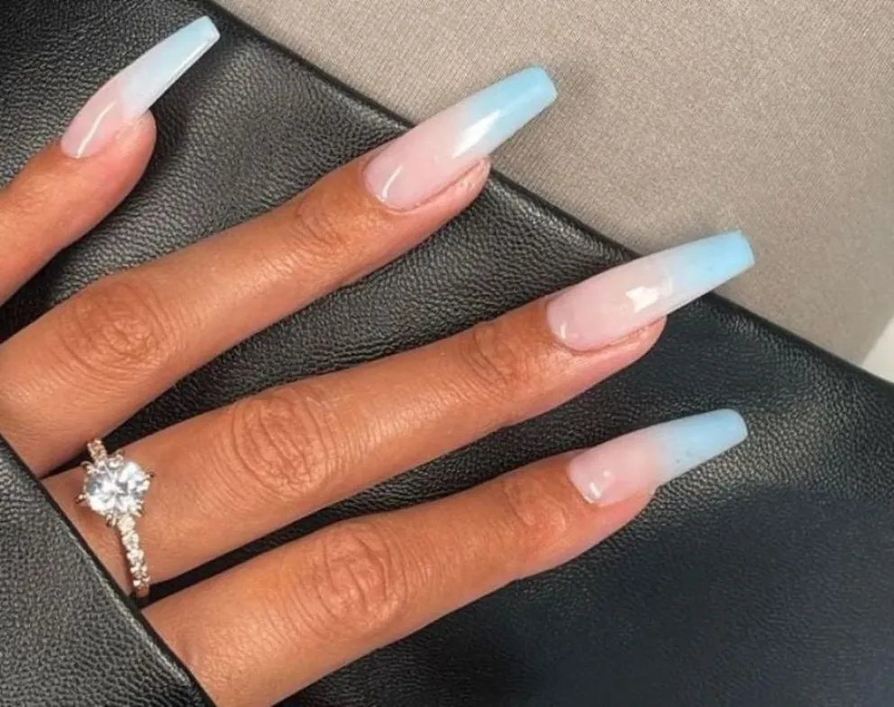 Nail Art-u&ntilde;as cuadradas